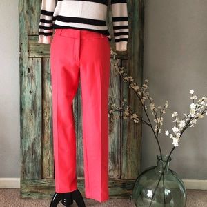 ANN TAYLOR LOFT CORAL PANTS SIZE  8